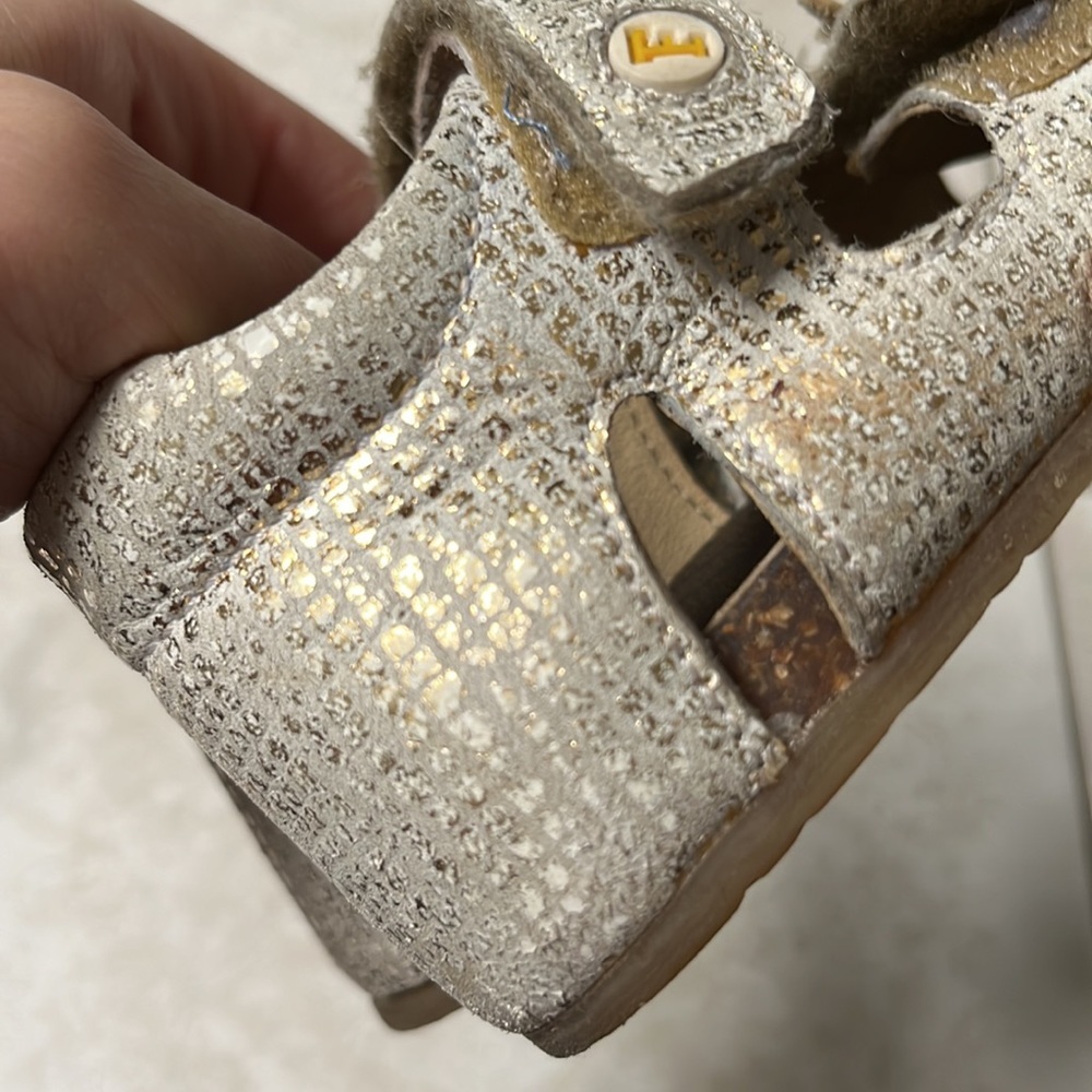 Naturino Falcatto girls gold sandal 21 - Picture 6 of 6